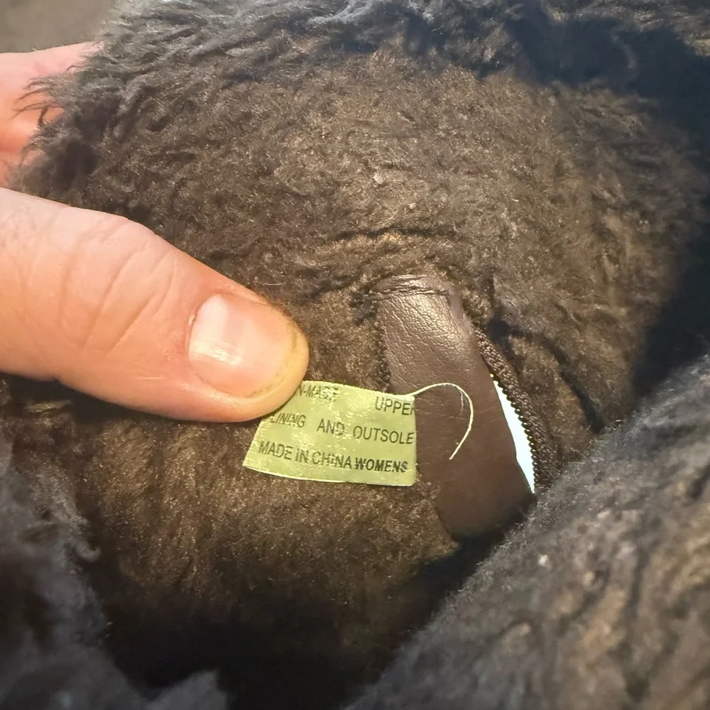 Timberland Women's Brown Fur-Lined Boots Size 10M - Picture 10 of 10